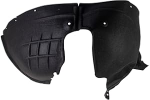 TRQ Front Left Inner Fender Liner Black Drivers Side Compatible with 2018-2021 Chevrolet Traverse GM1248284