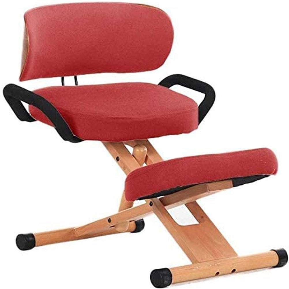 JMYSD Ergonomischer Kniestuhl Mit Rückenlehne – Haltungskorrektur Für Büro & Zuhause