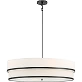 Minka Lavery 2448-66A Cascade Pendant, 4-Light, 400 Total Watts, 32-in H x 20.75-in W, Coal Black
