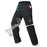 IGOLUMON Men's Convertible Hiking Pants, Zip Off
