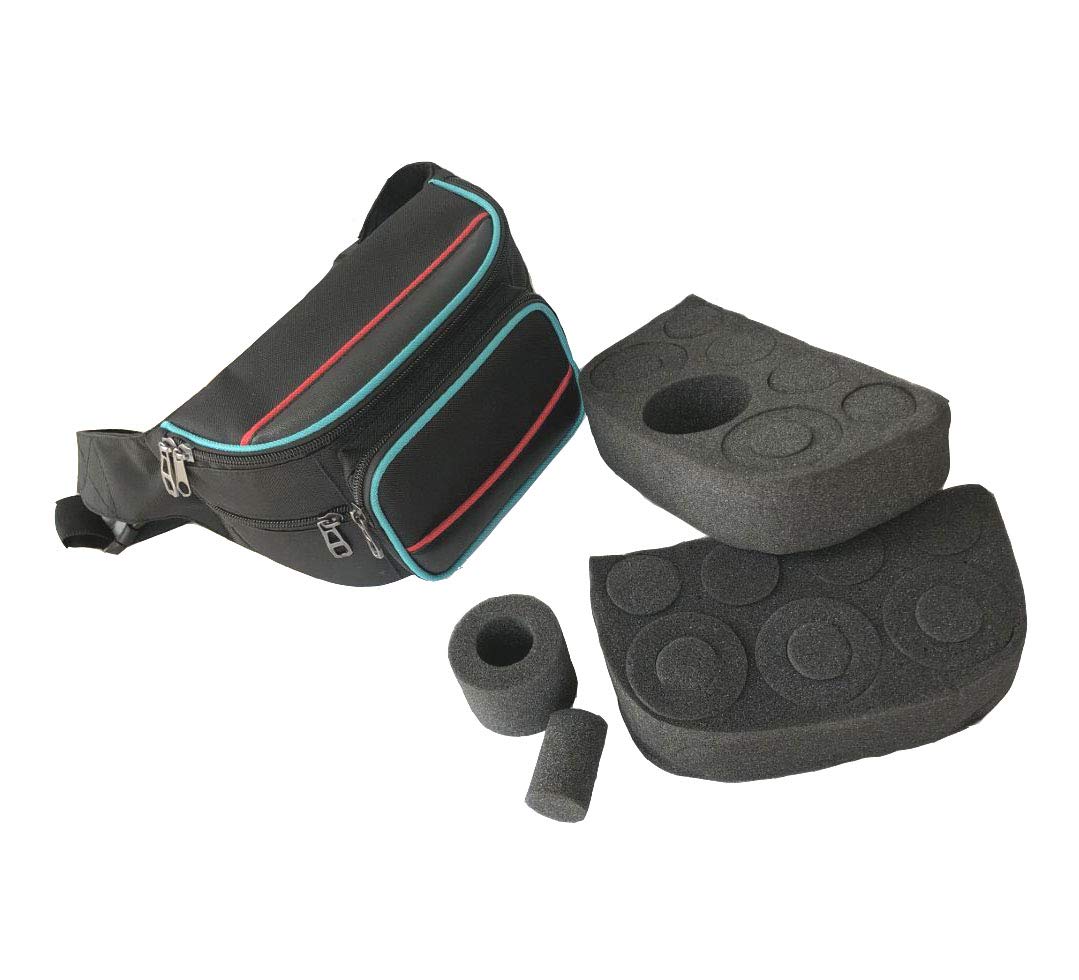 Telescope Eyepiece Waist Bag Holder Carrier Case for Celestron 1.25" 2" Omni TMB Nylon Surface Sponge Inside Portable Universal