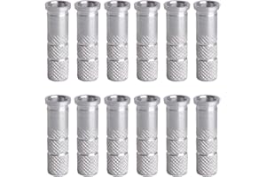 ZSHJGJR Carbon Shaft Aluminum Inserts .244 for Archery Carbon Arrows 6.2mm Arrow Insert Base Arrow Shaft Aluminum Point Inser
