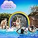 GoSlaz Inflatable Rainbow Sprinkler Toy - Kids Sprinklers for Outside - Fun Outdoor Water Play Sprinkler for Toddlers - Huge Colorful Back Yard Toddler Summer Toys - Easy to Set Up - Great Party Prop