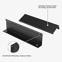 Peaha 50 Pack Kitchen Cabinet Handles 5 inch Black