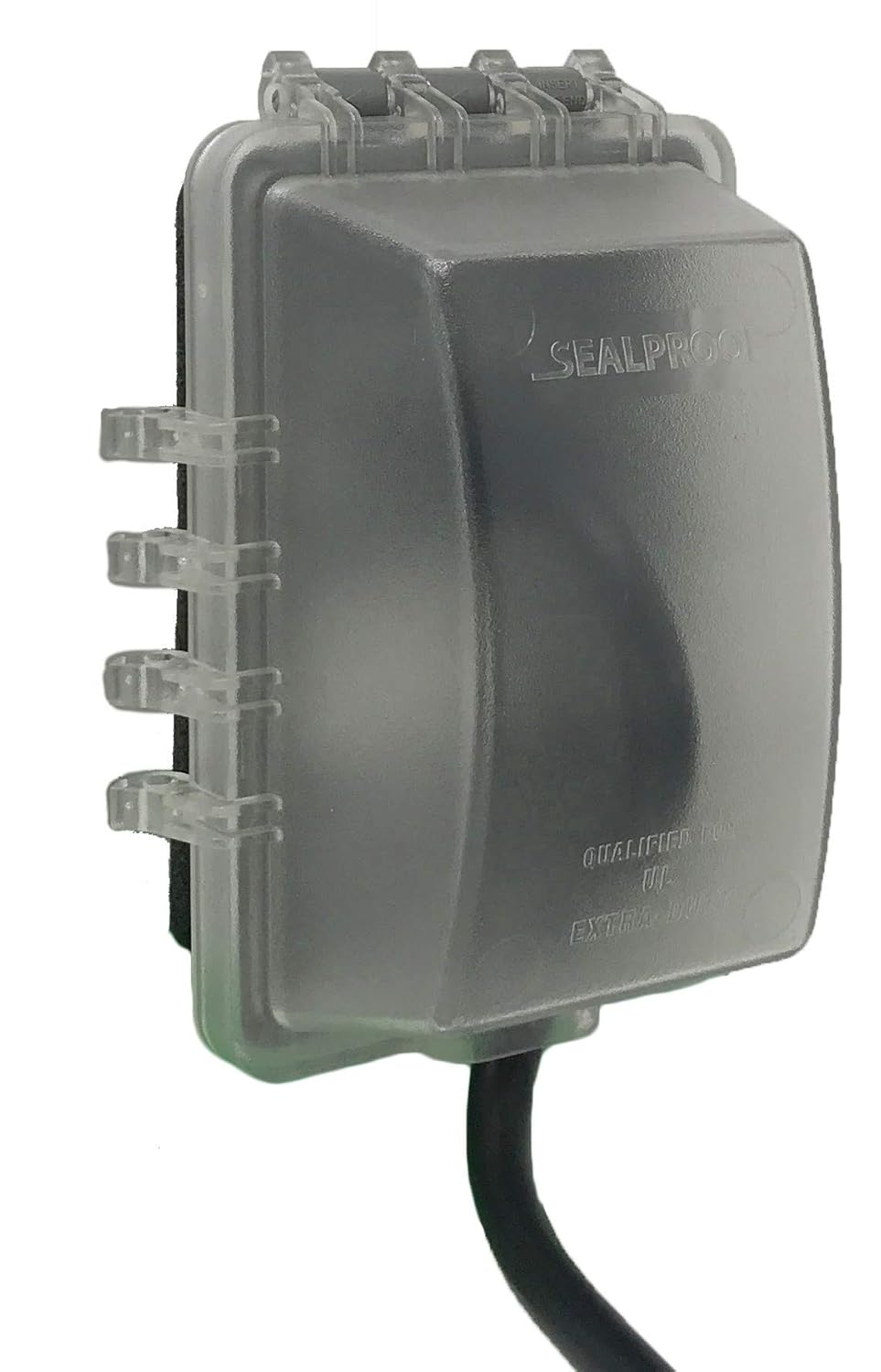 Sealproof 1 Gang Weatherproof In Use Outlet Cover One Standard Clear