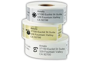 Joy Comics 250pcs Custom Return Address Labels Personalized，Custom Mailing Labels for Envelopes，Return Labels Personalized se