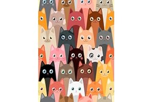 JFYHAB DIY Cat Diamond Art Kits with Round Diamond, 5D Diamond Painting Kits for Adults, Cat Family Diamond Painting Full Drill Round Rhinestone for Home Wall Decor 11.8X15.7inch