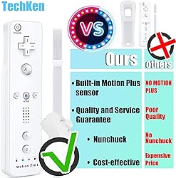 2 Pack Wii Remote with Wii Motion Plus Inside