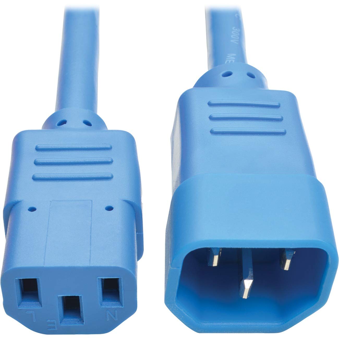 Tripp Lite 0.61 m 15 A Power Extension Cord Lead Cable - Blue