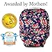 Car Seat Cover for Babies, Nursing Cover, Carseat Canopy - Vintage Navy Floral