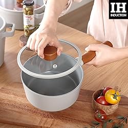 Neoflam FIKA 1.7QT 18cm Mid Night IH Saucepan with