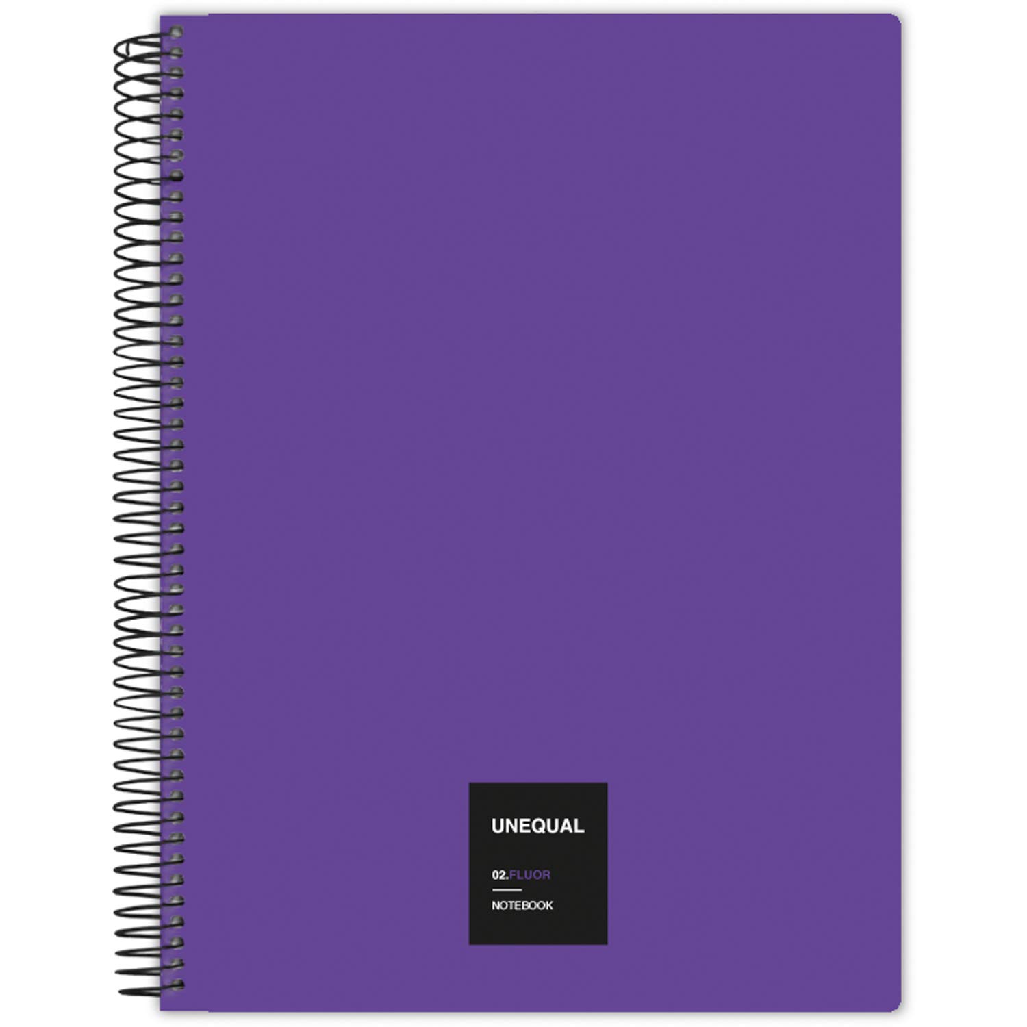 Grafoplás 88526035 Spiral Notebook Squared 5 mm, 100 Sheets, 90 g, Violet, A4