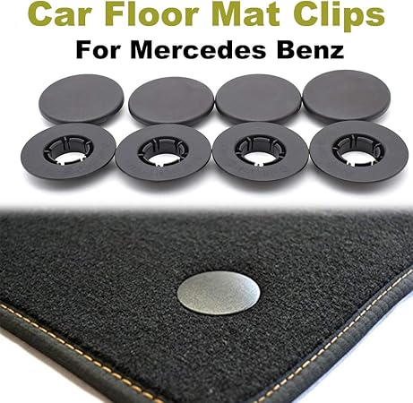 Amazon 8pcs 車のフロアマットクリップカーペットリテーナーグリップホルダー固定クランプファスナーamg W5 W245 X164 W140 X156 Forメルセデスベンツmercedes Benz フロアマット 車 バイク