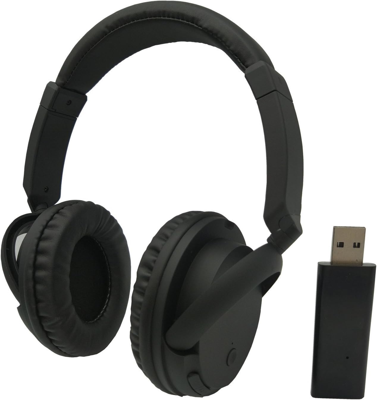 TV/PC Wireless Headset, LOVEPEA Rechargeable Over-Ear Gaming Headphone Headsets with Transmitter for PC TV, 3.5 mm Audio Connector for phones