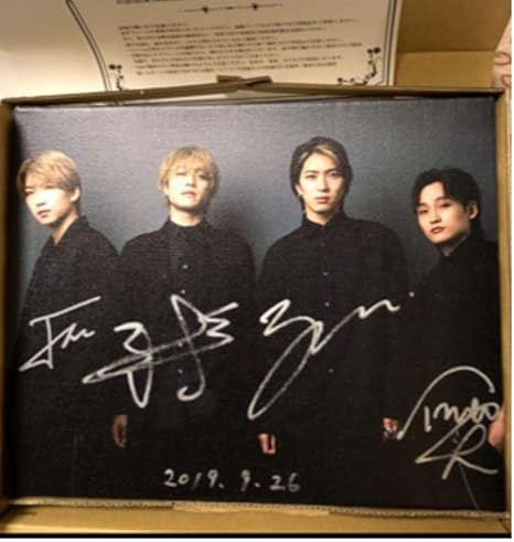 Amazon X4 直筆サイン パネル 松下優也 吉田広大 T Max Jukiya おもちゃ ホビー