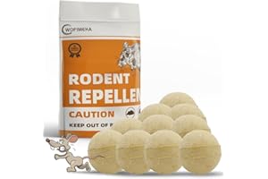 ANEWNICE Peppermint Oil Rodent Repellent - Repels Mice, Rats and Rodents - For House, Car, RV - Indoor and Outdoor Use - 10 Packs