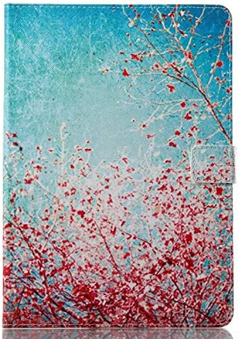 Globus Geschaft iPad Pro 10.5 Case, PU Leather Case Auto Wake/Sleep Stand Cover Multi-Angle Viewing Wallet Shell for Apple iPad Pro 10.5 Inch, (Cherry Blossoms)