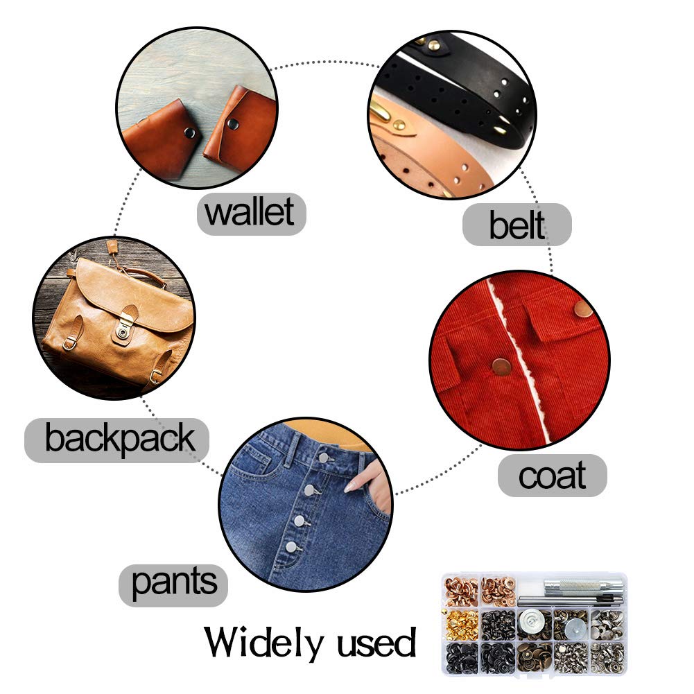 424 Pcs Leather Working Tools Leather Tools and Supplies with Instructions, Sewing Kit, Tool Holder, Wooden Storage Box, Stamping Set