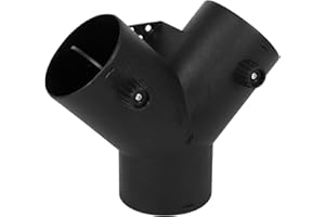 Copgge Diesel Heater Duct Connector Parking Heater Pipe Hose Ducting Vent Connector with Adjustable Valve Flap for Eberspacher Webasto Diesel Heater, for Chinese Diesel Heater 5KW 8KW (Y Branch 75MM)