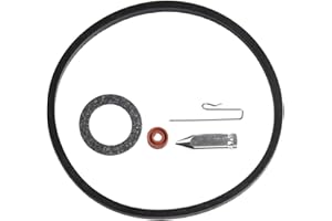 5pcs Carburetor Repair Kit with Needle Seat and Bowl Gasket for Tecumseh 631021 631021A 631021B V40 V50 VM80 H30 LEV OH195 OH