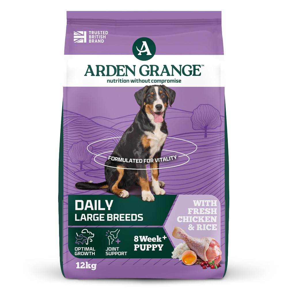 Arden Grange Puppy Junior Large Breed Chicken and Rice, 12kg