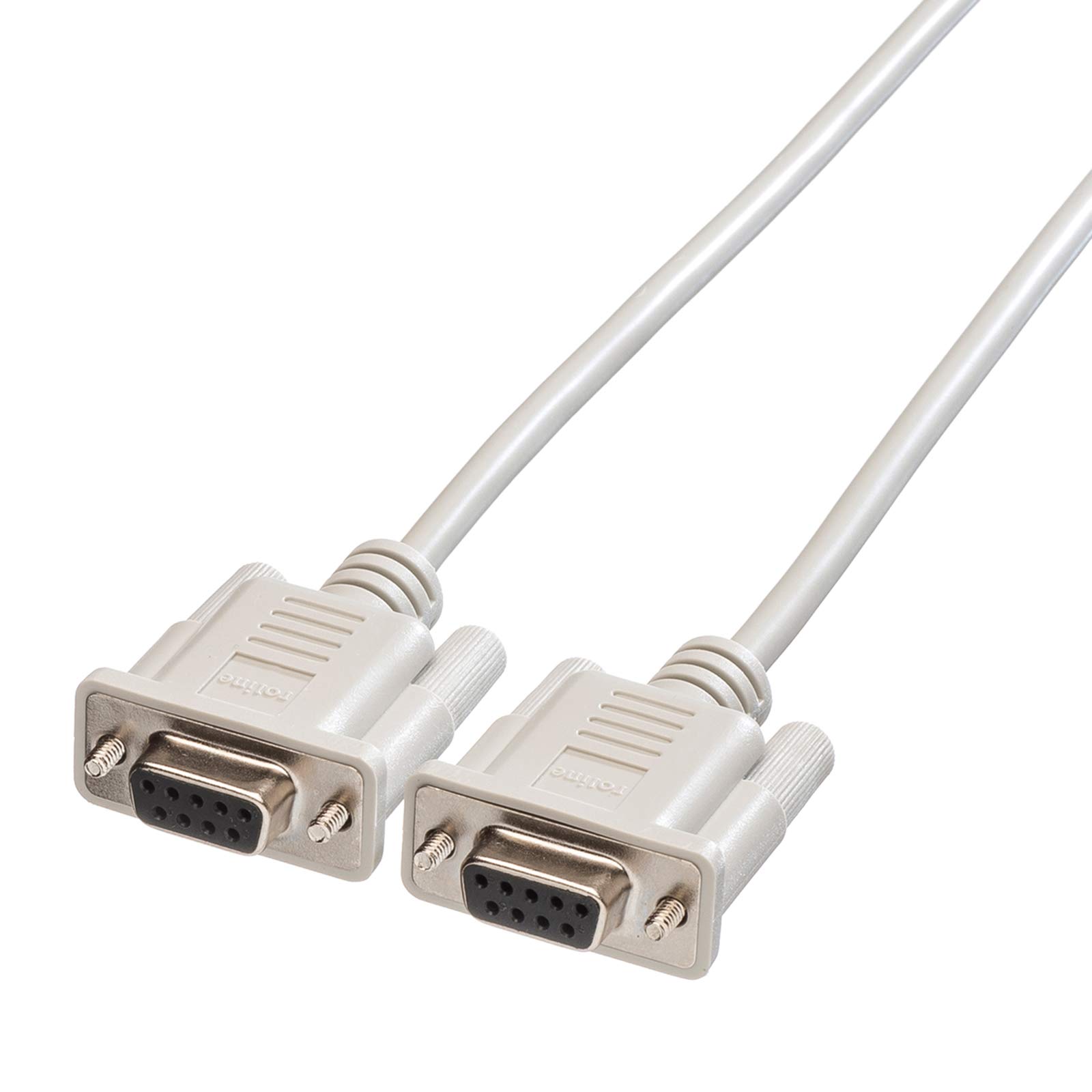 Roline RS232 Cable, DB9 F - F | Serial Extension Cable | 1.8 m