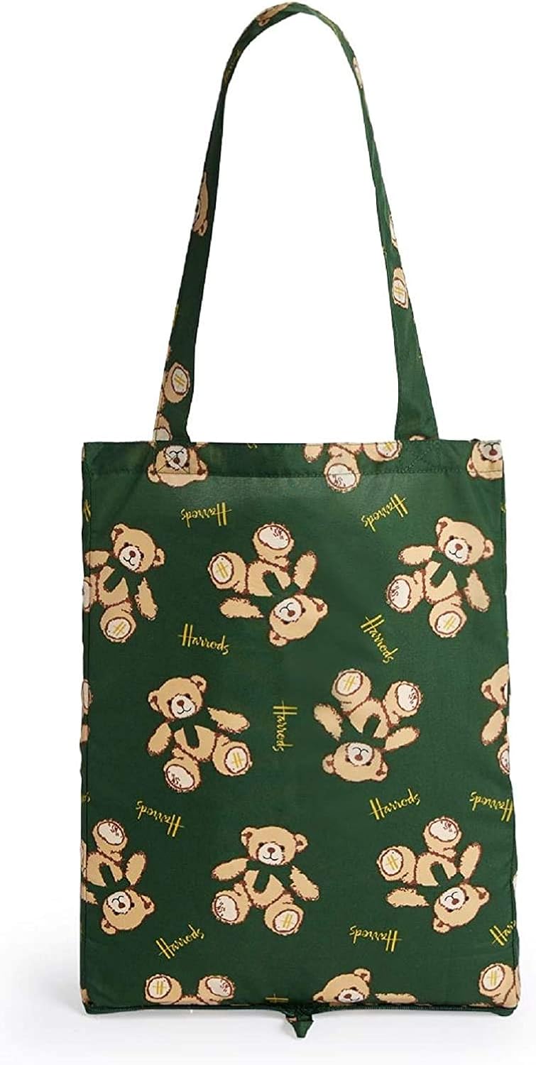 Amazon 英国 Harrods ハロッズ 年 ジェイコブベア クマちゃんが大集合 携帯 エコバッグ ポケットショッパー 折りたたみバック 並行輸入品 Harrods ハロッズ エコバッグ 買い物バッグ