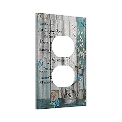 Vintage Teal Butterfly Inspirational Quotes Wood