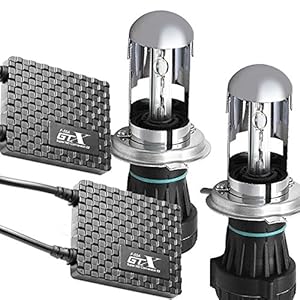 GTX AIRシリーズ 55W 超極薄10mm HIDキット 瞬間起動 完全防水 H4 Hi/Loリレーレス 6000K