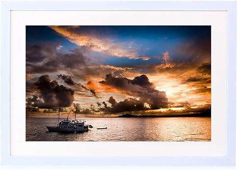 Amazon Co Jp 夕方 海 海岸 日没 ボート 雲 木製の白色のフォトフレーム 壁の絵 壁掛け ソファの背景絵画 壁アート写真の装飾画の壁画 海 50cmx35cm ホーム キッチン Amazon Co Jp 夕方 海 海岸 日没 ボート 雲 木製の白色のフォトフレーム 壁の絵 壁掛け ソファの背景絵画 壁アート写真の装飾画の壁画 海 50cmx35cm ホーム キッチン