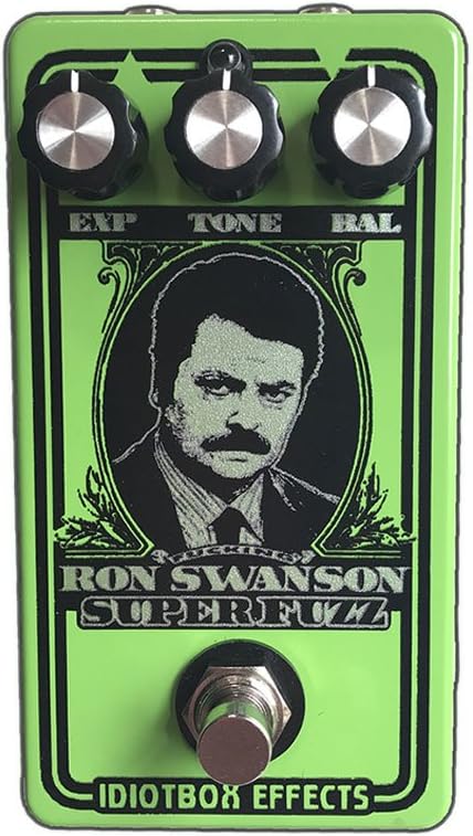 IdiotBox Ron Swanson Superfuzz Fuzz Effect Pedal