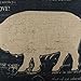 LINKWELL 18x18 inches Vintage Farm Pig Burlap Pillowcase Cushion Cover CC1245
