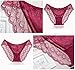 Vivilover Women's Sexy Lingerie Underwear Lace Thong Hipster Panties (XL---Waist: 37