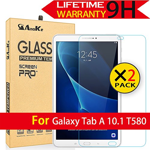 Galaxy tab a 10.1 glass screen protector,[2pack] anoke(…