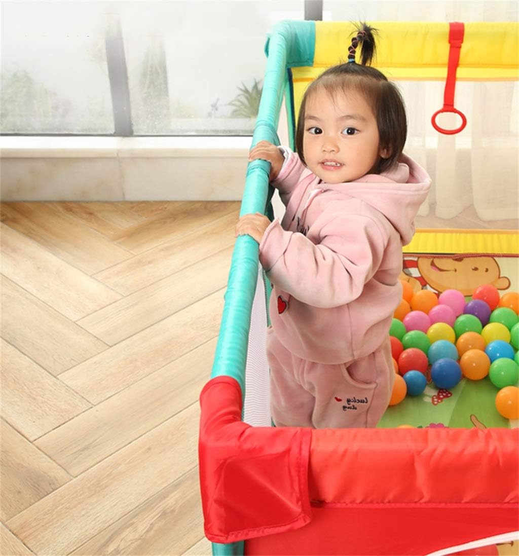 Barriere De Bebe Parc Pour Bebe Parc Pour Bebe Enfants Centre De Protection Tentes Securite Zone Solide Terrain De Jeu Pour Tout Petits Tapis De Sol Ajuste Avec 100 Balles Oceaniq Mobilier Bebe