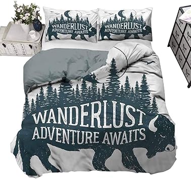 Amazon.com: Painting-home - Funda de edredón para cama de matrimonio