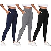 BVNSOZ Joggers for Women with Pockets Drawstring Sweat Pants for Yoga Running Workout