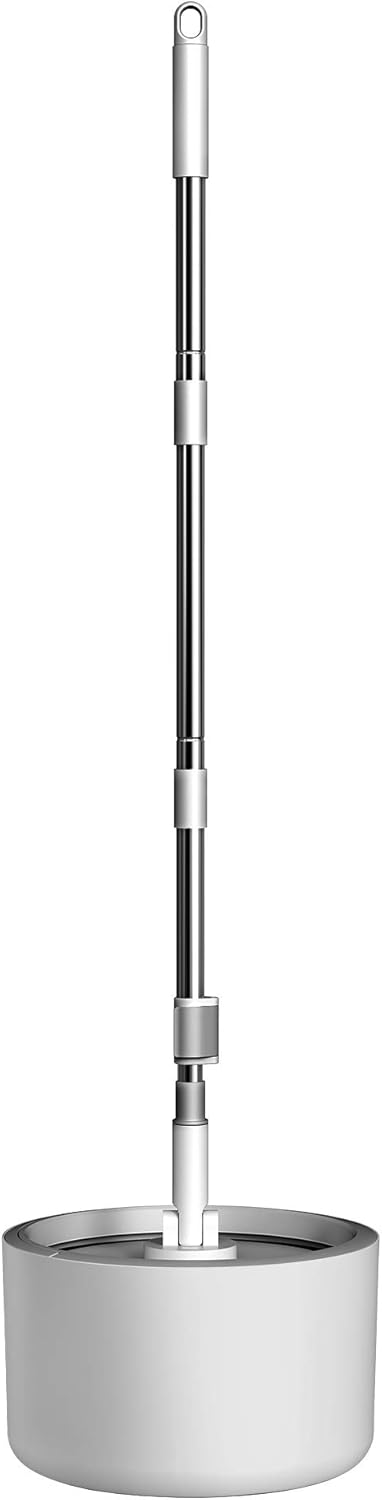 iMop Microfiber Spin Mop with Patented Bucket Water Filtration – Self Wringing Wet Dry All-In-One Spin Mop with Extra Refills – Safe on ALL Floor Types: Hardwood, Marble, Tile, VinyI, and Laminate: Appliances