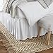 Amazon Basics Lightweight Ruffled Bed Skirt, Classic Style, Soft and Stylish 100% Microfiber with 16