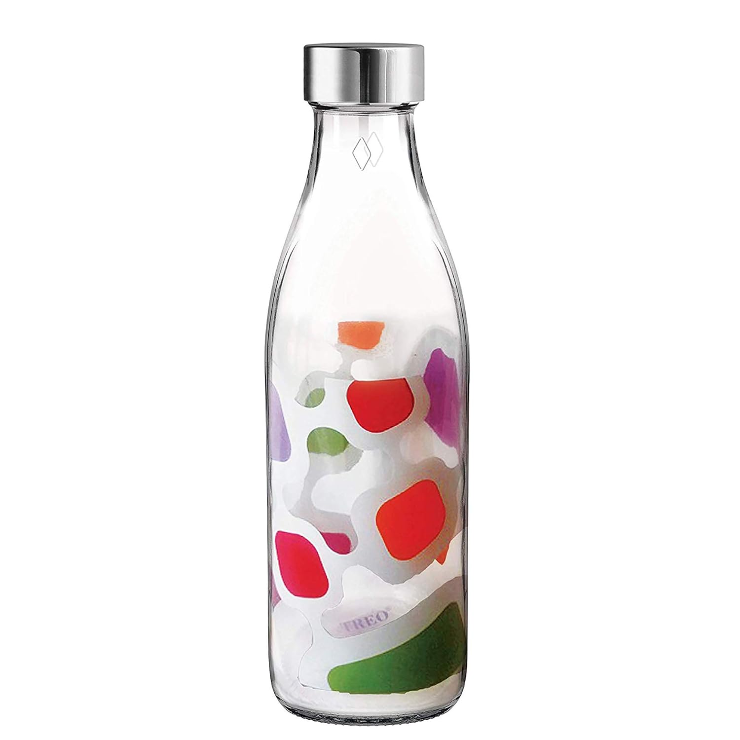 TREO CGWFBOT016MLTC0001 Glass Bottle, 1000ml, 1 Piece, Multicolour Amazon.in Home & Kitchen