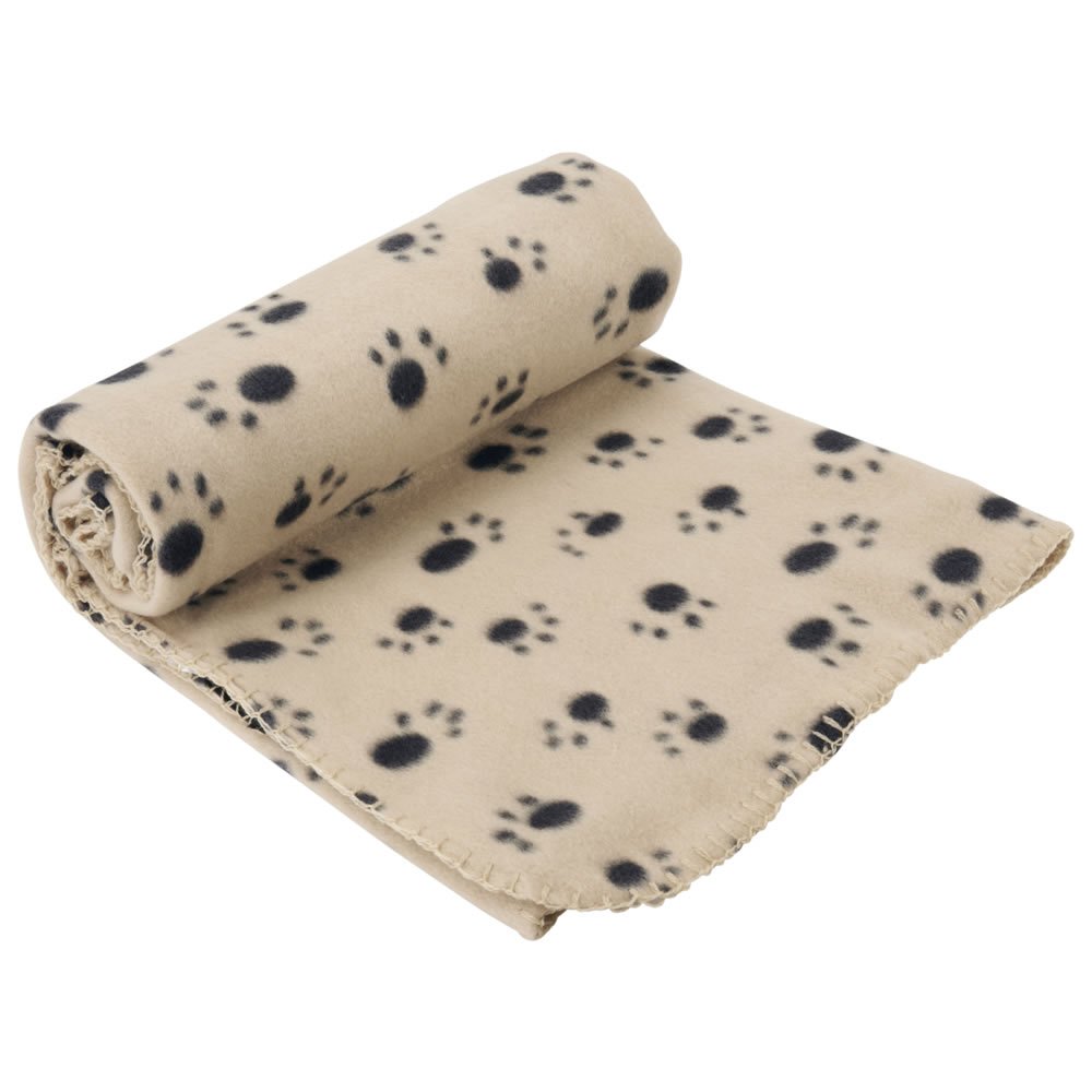 Bunty Extra Large Soft Cosy Warm Fleece Pet Dog Cat Animal Blanket Throw 140 x 100cm (Cream)
