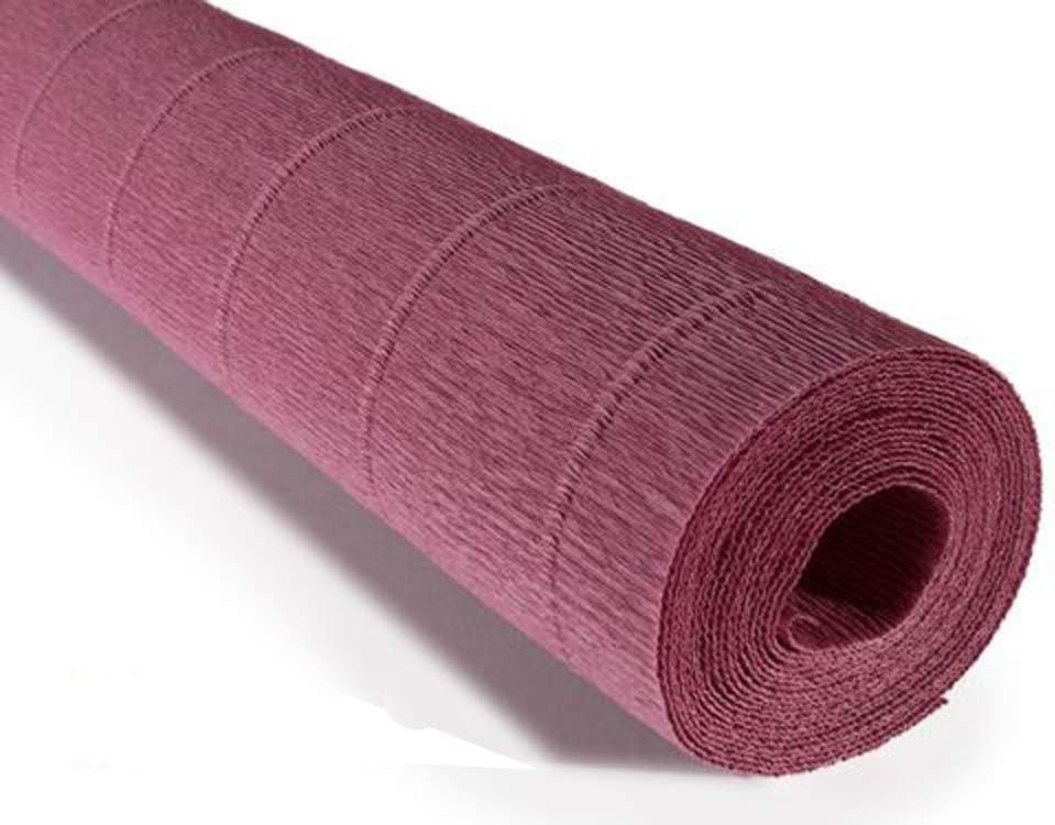 FloristryWarehouse Crepe Paper roll 180g (50 x 250cm) Dusky Damson