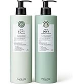 Maria Nila True Soft, Shampoo & Conditioner set (2 x 500 ml), For Dry Hair, Argan Oil Remoisturises & Reduces Frizz, 100% Vegan & Sulfate/Paraben free