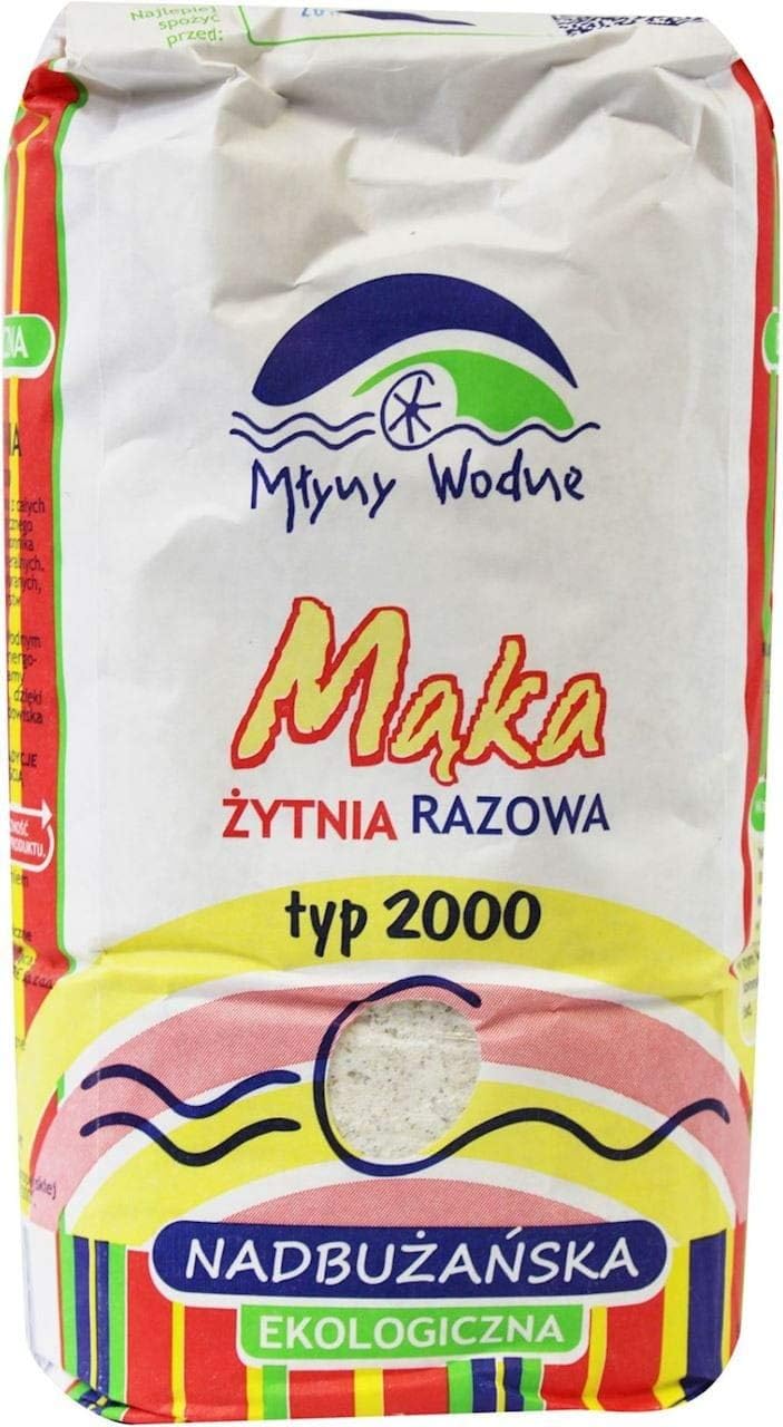 RYE Flour WHOLEMEAL Type 2000 BIO 1 kg - EKO MEGA