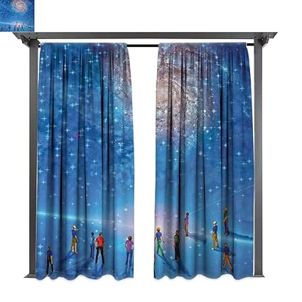 Amazon Com Constellation Outdoor Blackout Curtains People