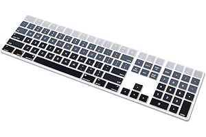 ProElife Ultra Thin Silicone Keyboard Cover Skin for Apple iMac Magic Keyboard with Numeric Keypad MQ052LL/A A1843 US Layout 