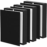 3 Packs True HEPA Replacement Filters for BreatheSmart 45i & Flex BH400 Air Purifi-er, Part # B4-Fresh & # FL40-Silver-Carbon, Includes 3 Pre-Filters