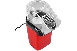 110V Electric Popcorn Maker, Detachable Small Hot Air Popcorn Machine for Home Party DIY Air Popper Popcorn Maker Fast Making