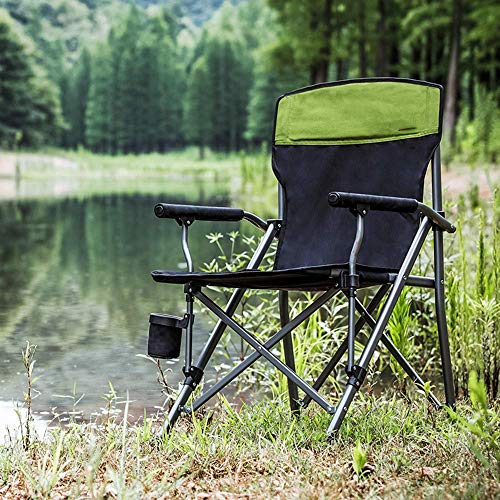 YIONGA CAIJINJIN Folding Camp Stuhl Angelstuhl Angelangelhocker tragbar Angelrute Draussen – Bild 3