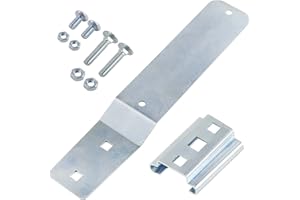 FULAIGE Slow Moving Vehicle SMV Sign Mounting Kit for Golf Cart, Triangle Warning Sign Mounting Hardware for Farm Tractor Equipment includes 1 Tractor Bracket, 1 Sign Bracket, 4 Bolts, 4 Nuts